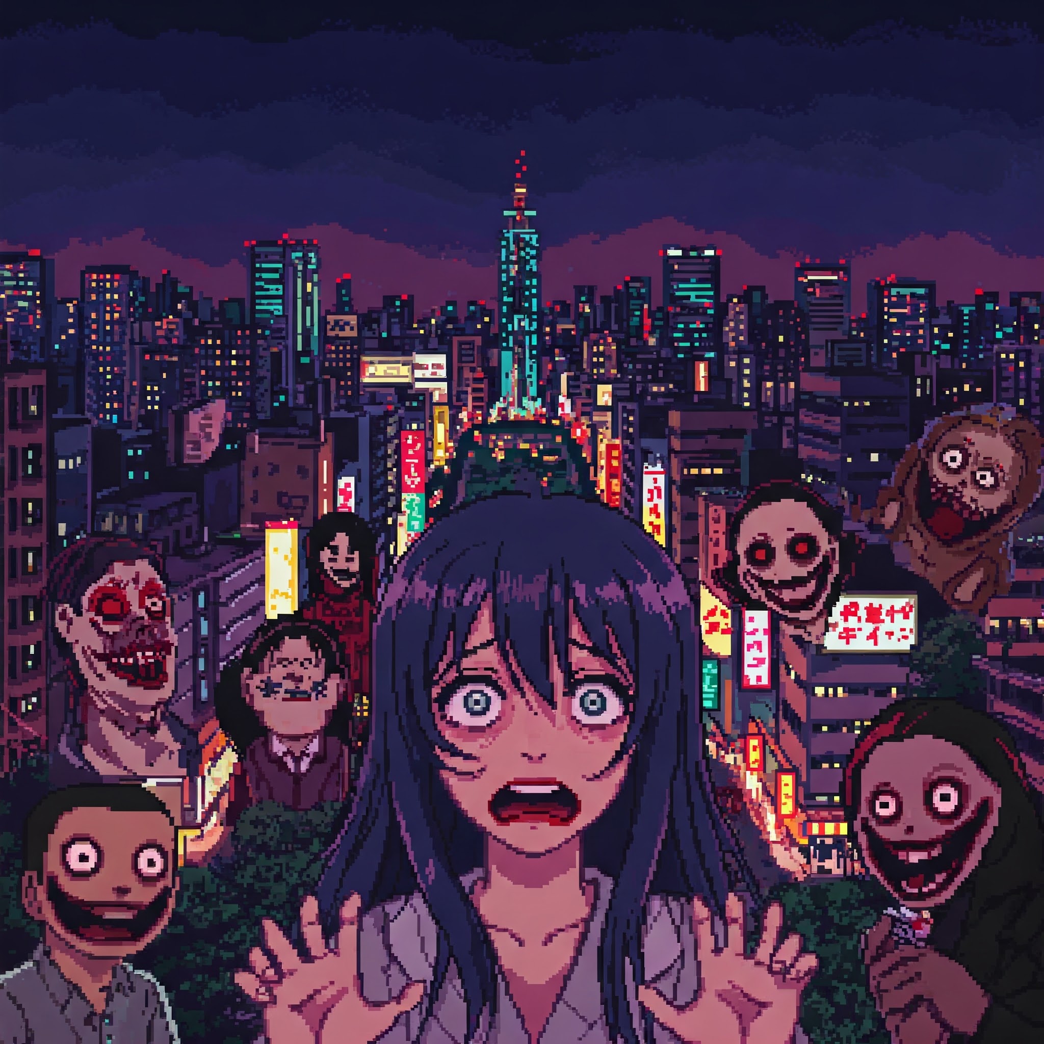 Shinjuku at night