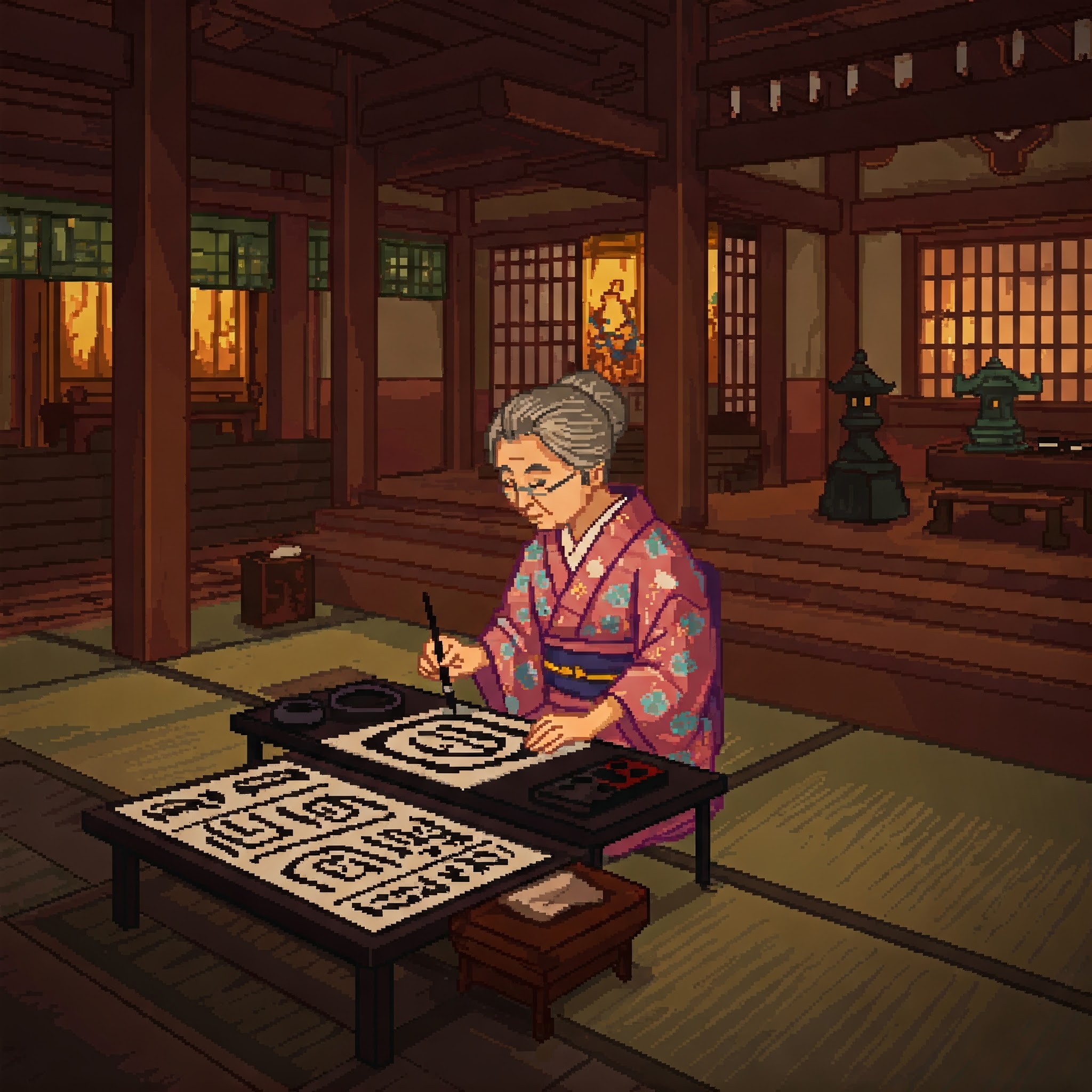 Temple book being signed